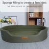Winter Dog Pet Beds Square Dog Bed For Large Dogs Custom Size Dog Sofa Beds Waterproof Customized Pet Bed Inner Pad Washable