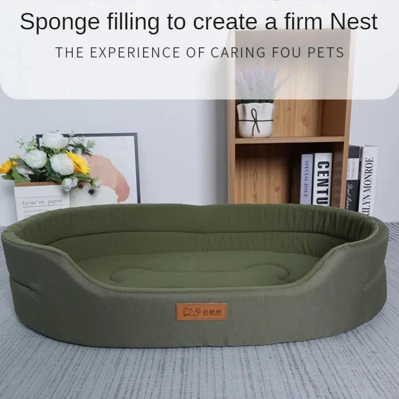 Winter Dog Pet Beds Square Dog Bed For Large Dogs Custom Size Dog Sofa Beds Waterproof Customized Pet Bed Inner Pad Washable