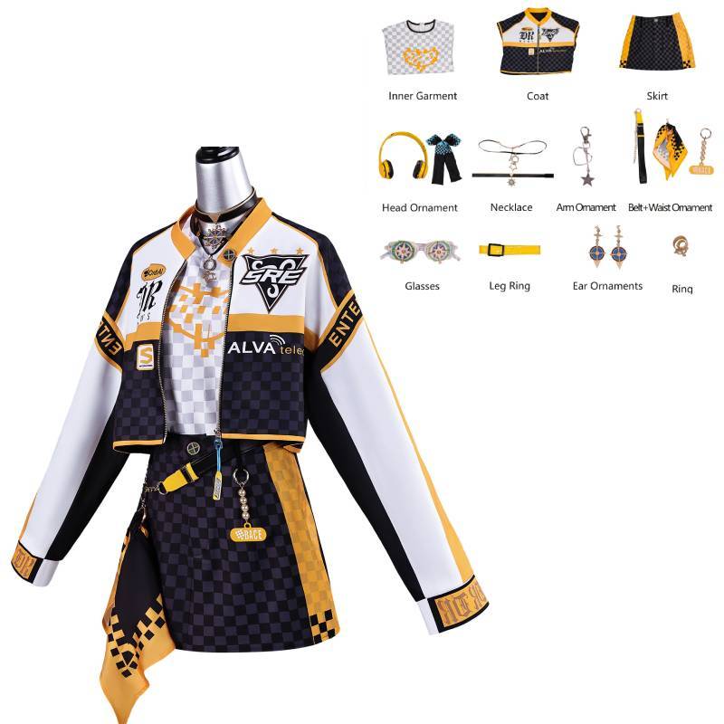 Identity V Knight Air Force Cosplay Attire With Breathable Polyester For Fan Events