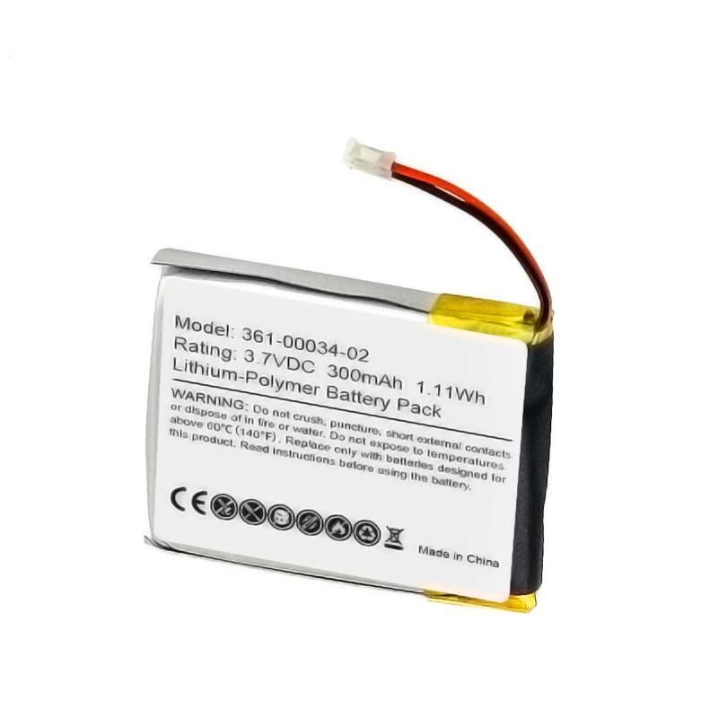 3.7V 300mAh 1.11Wh Replacement Battery 361-00034-02 | Compatible with Garmin Fenix 3 / Fenix 3 HR Smartwatch | Watch Battery Replacement