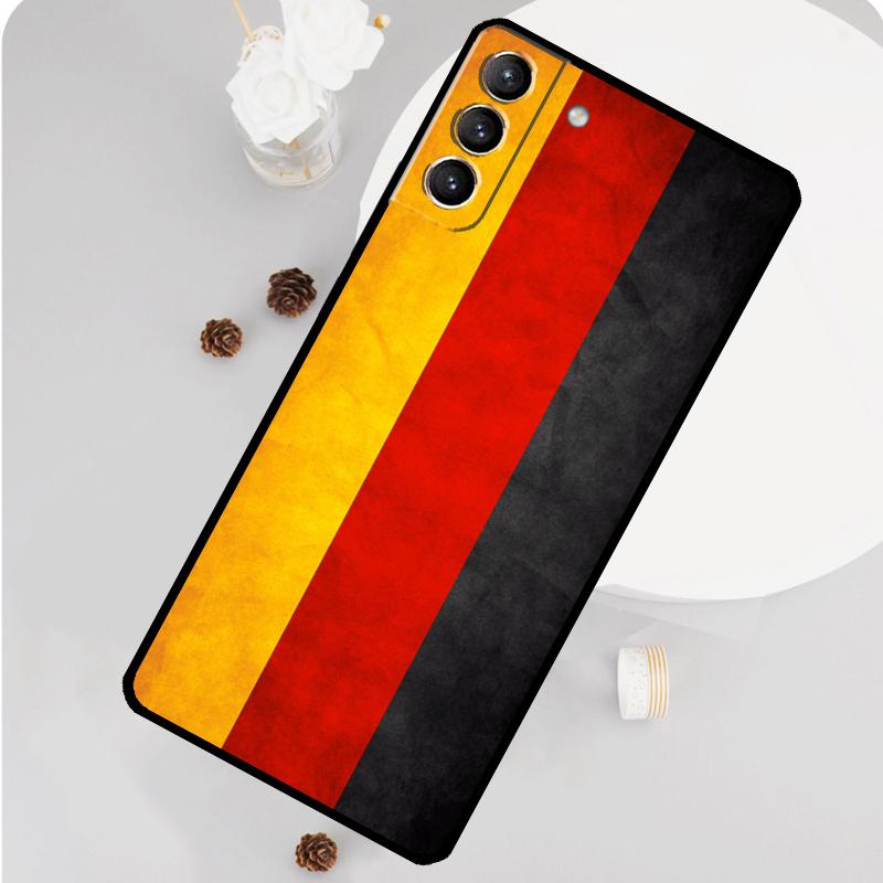 Deutschland Flagge Banner Hülle Für Samsung Galaxy S23 FE S20 S21 S22 Ultra S8 S9 S10 Plus Note 10 20 Ultra Weiche Hülle