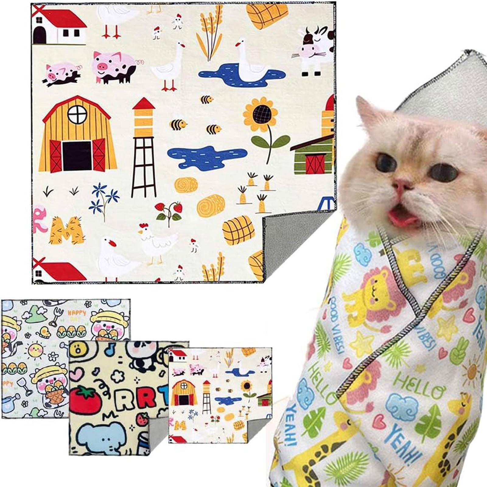 Wrap Multifunctional Wrap For Cutting Nails Cute Prints Sticker Cloth:Self-Adherent,-,-Scratch,-Escape Calming Wrap,Nail Clipping S бежевый