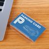 1-10pcs Car Windshield Parking ID Transparent Protective Card Holder Auto Cards Holders Tickets Suction Cup Clip Fastener Clips