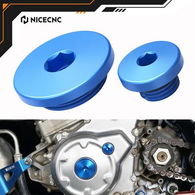 NICECNC Crankcase Engine Plugs Screw For Yamaha WR250F 2003-2014 WR450F 2003-2015 YZ450F 2006-2009 YFZ450 2004-2009 2012-2013