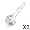2xStainless Steel Egg Separator Yolk And White Extractor Cooking Efficient Long Handled