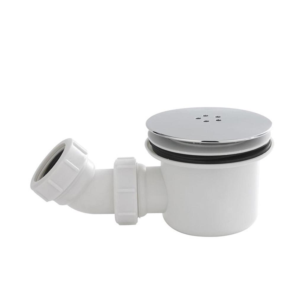 Duschablaufabdeckung – Universell Für 90 Mm/115 Mm Ablauf, Chrom/weiß, Abnehmbar & Korrosionsbeständig