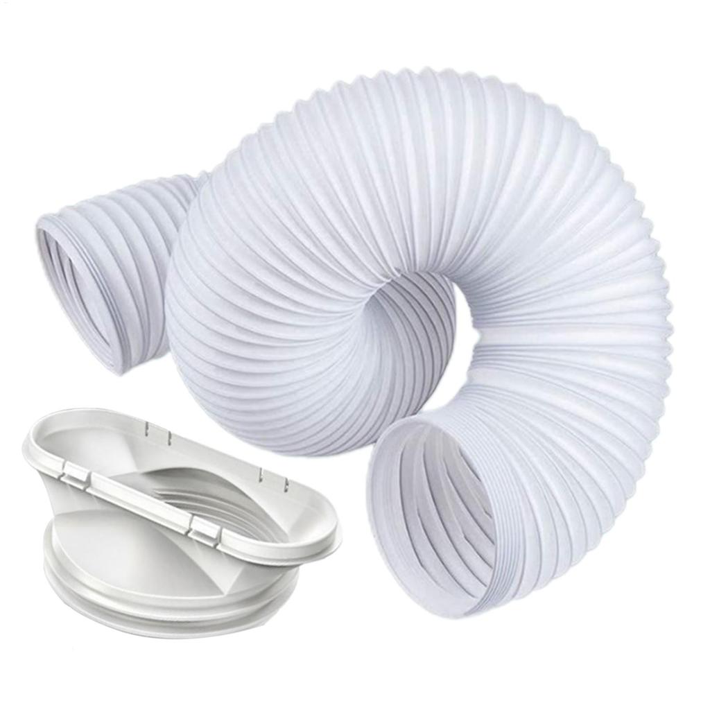 For Mobile Air Conditioning Duct Extension Pipe 130/150mm Telescopic Flexible Air Conditioner Exhaust Hose Accessories Vent Hose