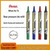 Pentel NLF50 Marcador de Punta Ancha a Base de Aceite, Tinta Líquida, Punta Redonda, Japón