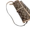 Coach 6348 Accessory Pouch One Shoulder Bag Signature Canvas Handbag Brown Canvas Used