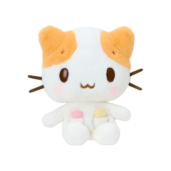Sanrio S Plush Toy - Fluffy Marshmallow-like Cat, Ages 3+, 611760