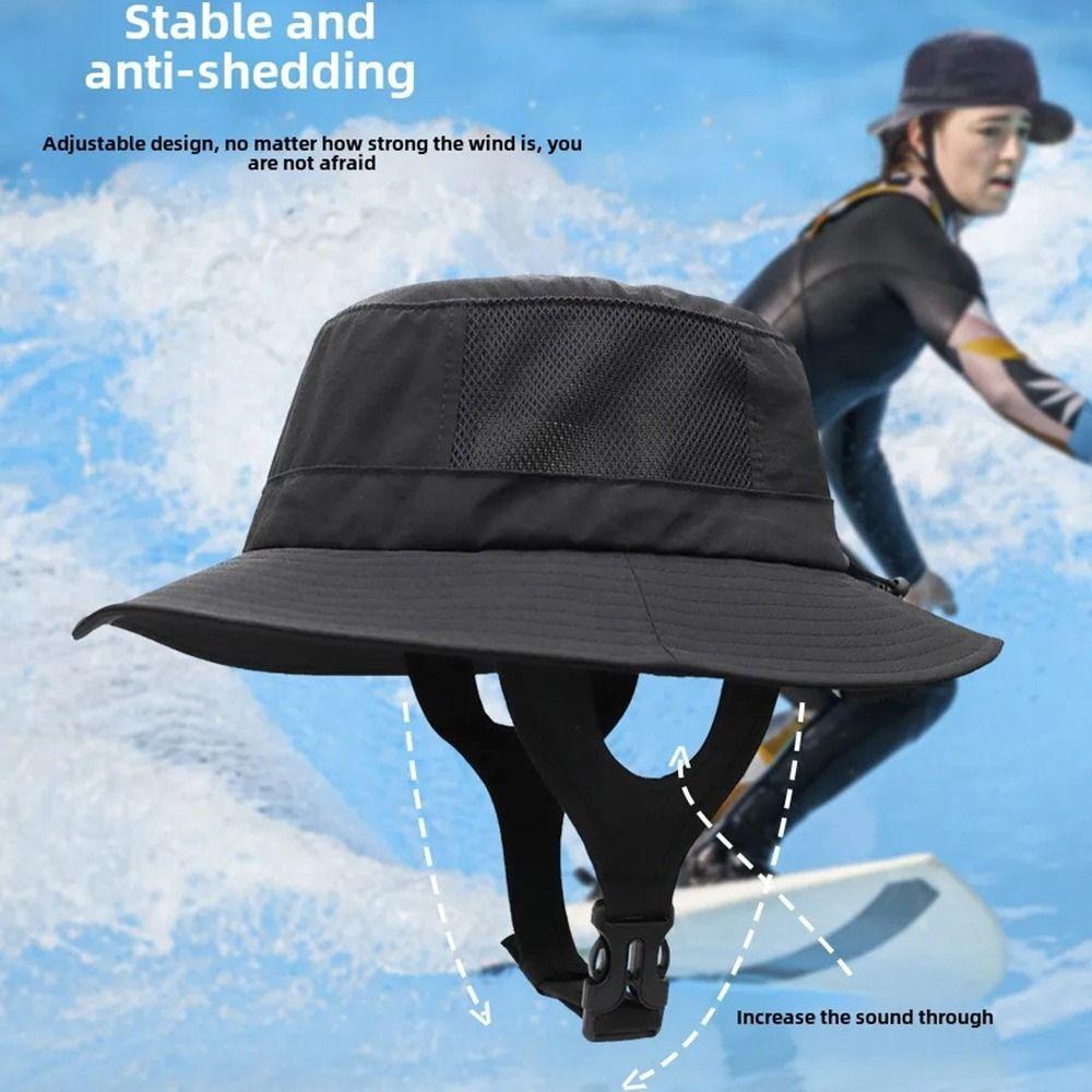Breathable Sunscreen Fisherman Hat Mesh Summer Bucket Hat Beach Surf Cap  Camping