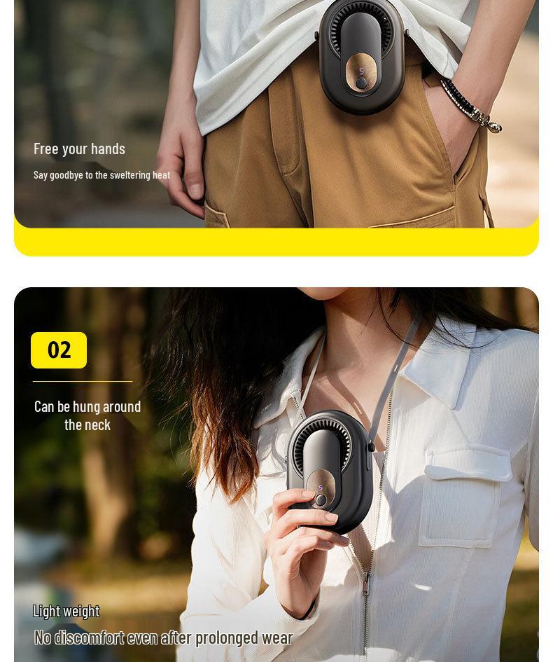 26-Year Bestseller: Portable Waist-Hanging, Desktop, Neck-Hanging, Clip, Backpack, Handheld Fan with Strong Wind Power
