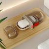 Creative Travel Soap Box with Lid Seal Draining Portable Small Soap Case Holder for Soap Storage and Bathroom Organizer