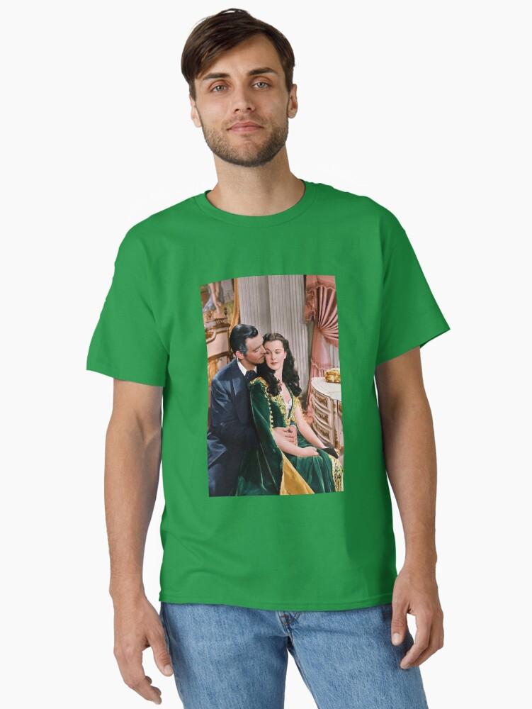 Gone with the Wind Retro Making Out With You Scarlett O'Hara Proverbs Classic T-Shirt