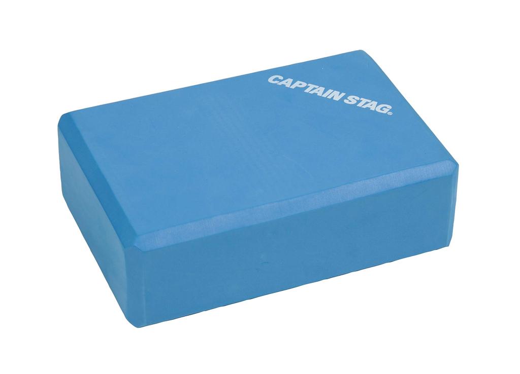 CAPTAIN STAG Muscle Training Exercise Fitness Yoga Yoga Block Blue Vit Fit UR-871 Approx. 228 X 152 X Height 76 Mm