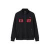Solid Color Stand Collar Sports Zip Jacket Women Outerwear Black 162217756-4