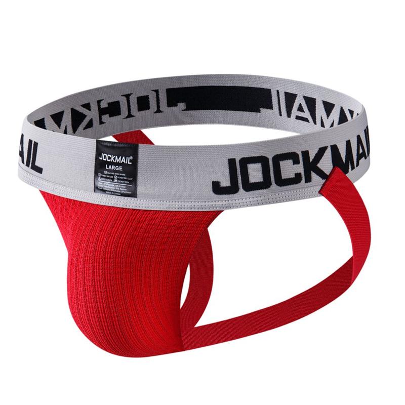 Jockstraps JOCKMAIL 1,97 tommer bredt midjebånd Bokstavtrykk Lav midje Herre Tanga Undertøy Daglig Casual Sport Sexy G-streng Underbukser