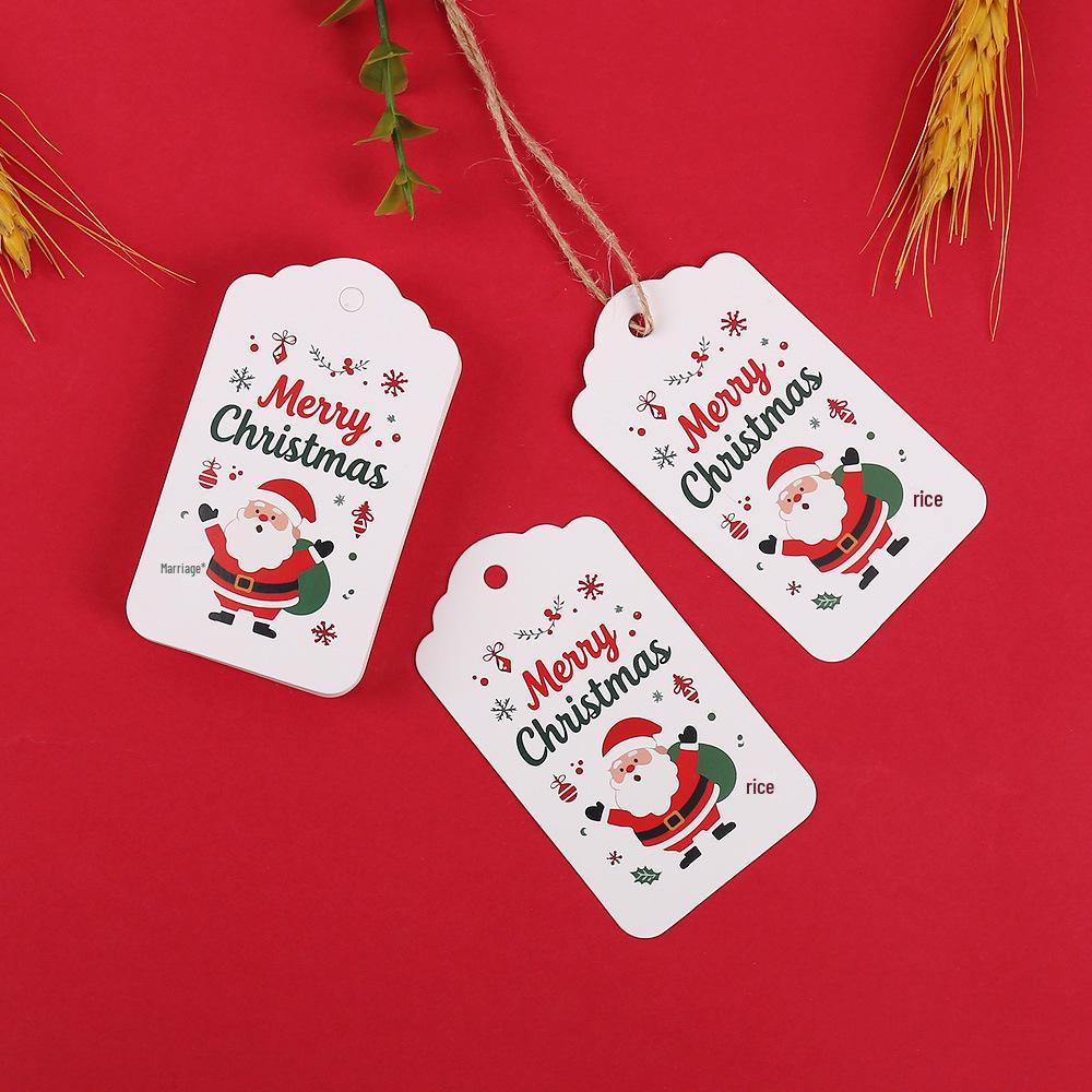 2026 Christmas Tags: Santa Claus Gift & Hang Tags for Cards and Packaging