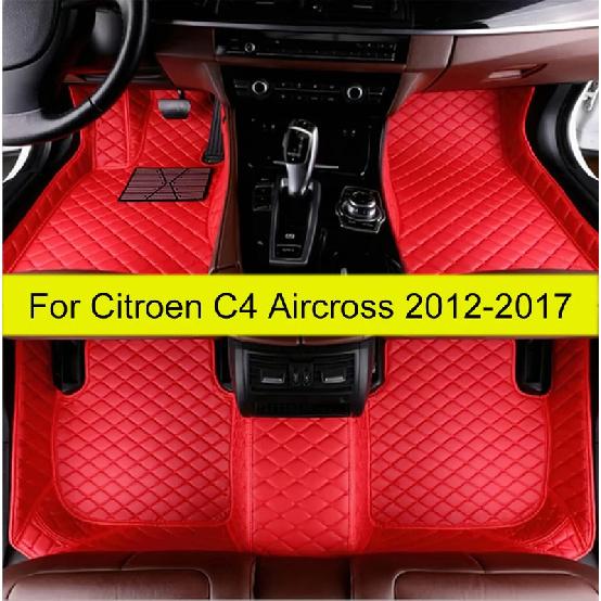 Car floor mats for Citroen C4 Aircross 2012 2013 2014 2015 2016 2017 auto foot Pads automobile