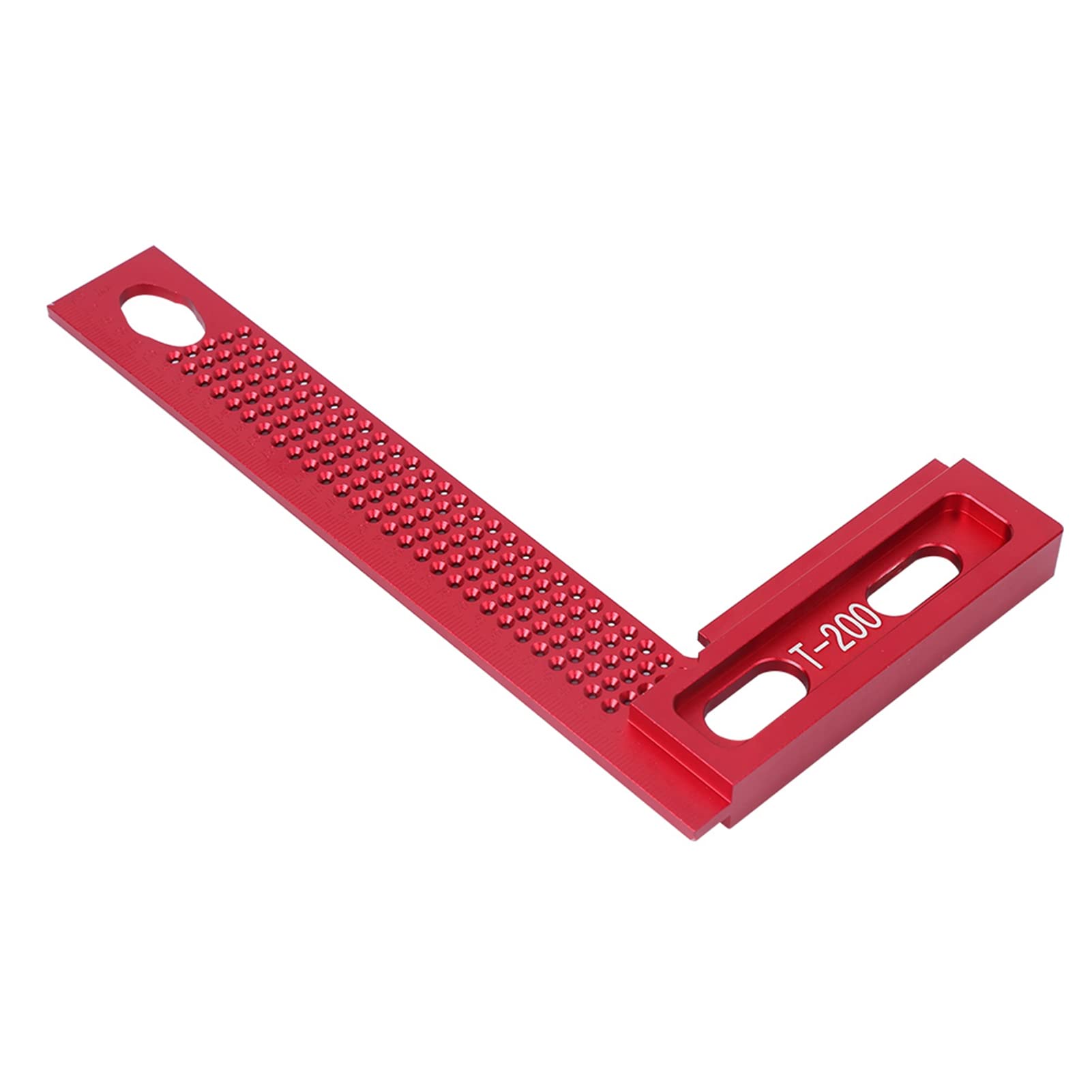 

200mm T-Cage Square Ruler, Aluminum Alloy Marking Tool, Woodworking Accessory for Accurate Marking