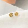 1Pair of Hollow Rose Earrings, High-quality Jewelry, Upgraded Stylish Earrings, Premium Decorative Earrings
