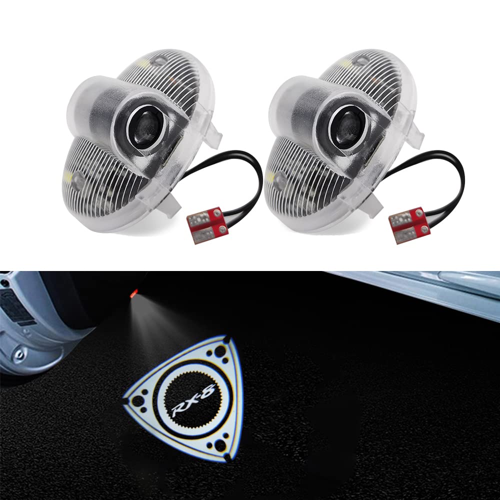 

Подсветка двери с лазерным логотипом, приветственная светодиодная подсветка с логотипом, совместимая с Mazda, лампа, свет, проекция, RX-8, MAZDASPEED, MAZDA6, CX-9 (РХ-8)