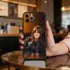 J-Jenna O-Ortega-GA Phone Case For iPhone 17,16,15,14,13,12,11 Plus,Pro Max,Soft Silicone Black Cover