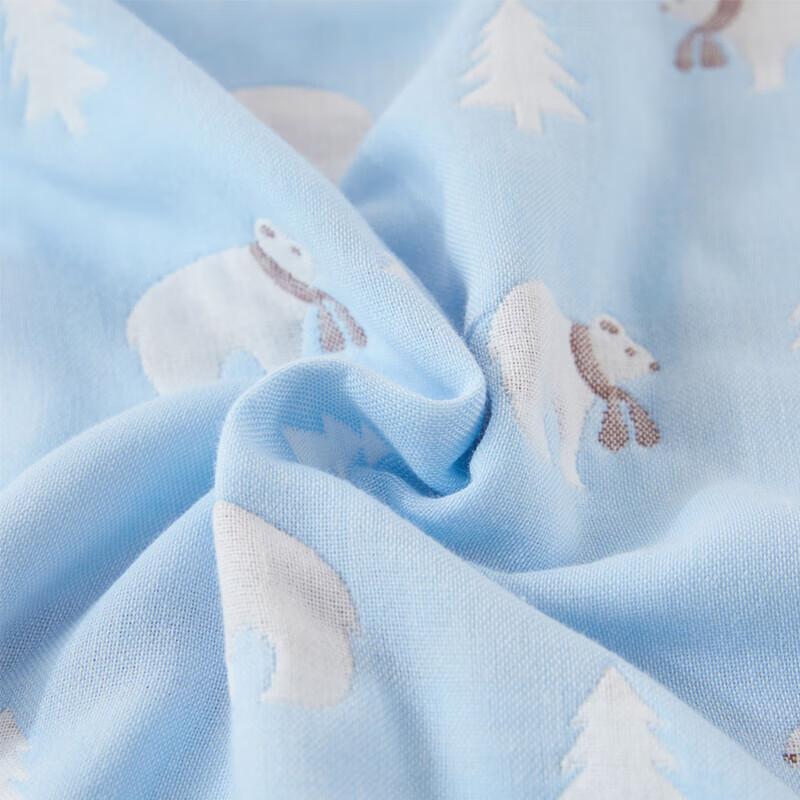 Pure Cotton Six-Layer Gauze Blanket, Towel Quilt, Summer Air Conditioning Quilt for Single/double People And Children, Nap Blanket, 180*200cm