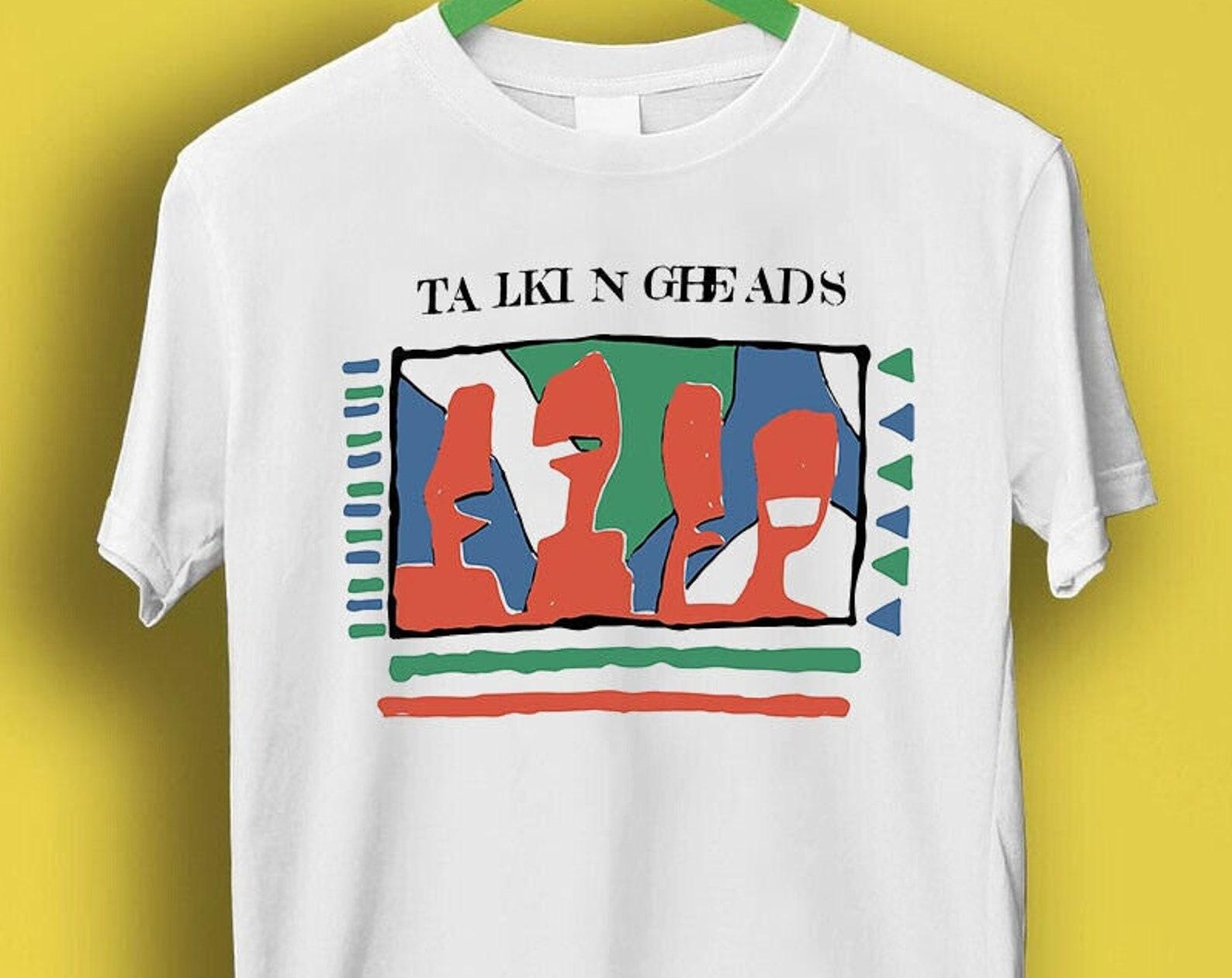 Talking Heads Anime Cartoon Exclusive Vinyl Music Retro Cool Tee T Shirt P7223 3XL