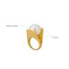 Ring Y-förmig Große Imitationsperlenringe für Frauen Übertriebener Charme Schmuck