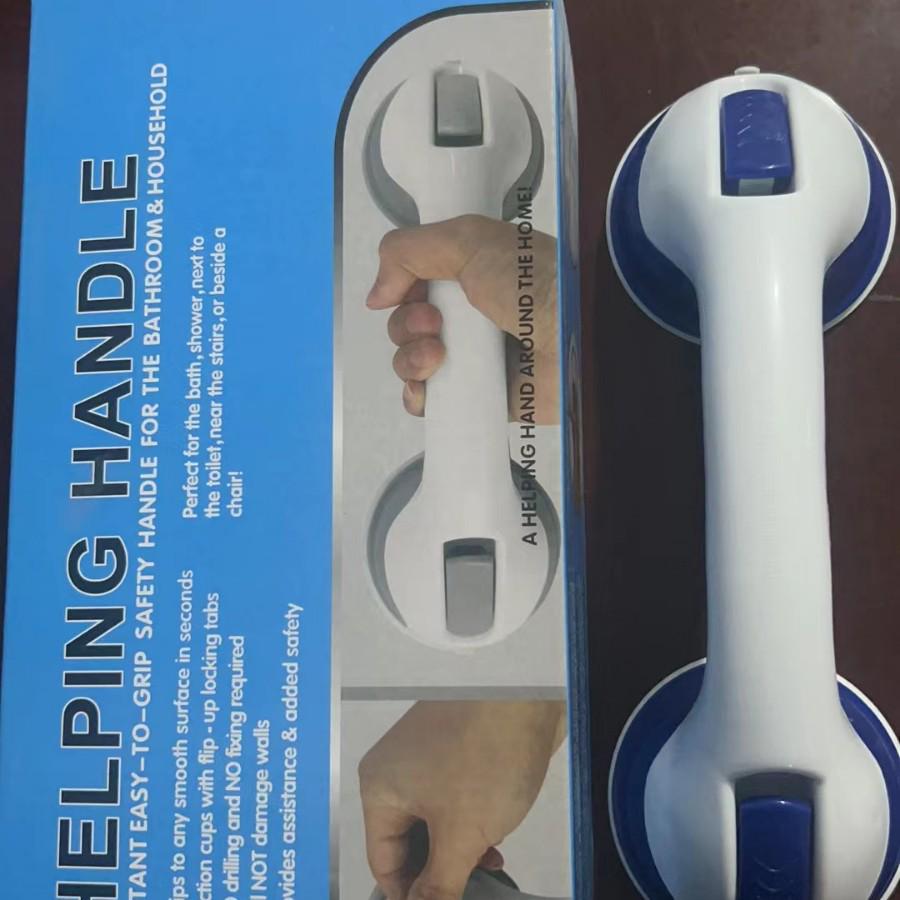 Bathroom Safety Handle with Suction Cups - Punch-Free, Non-Slip Support for Seniors and Children
