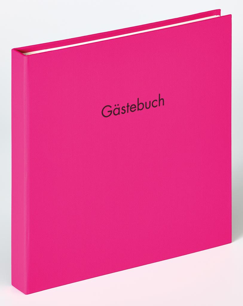 Gästebuch Fun, pink, 26x25 cm