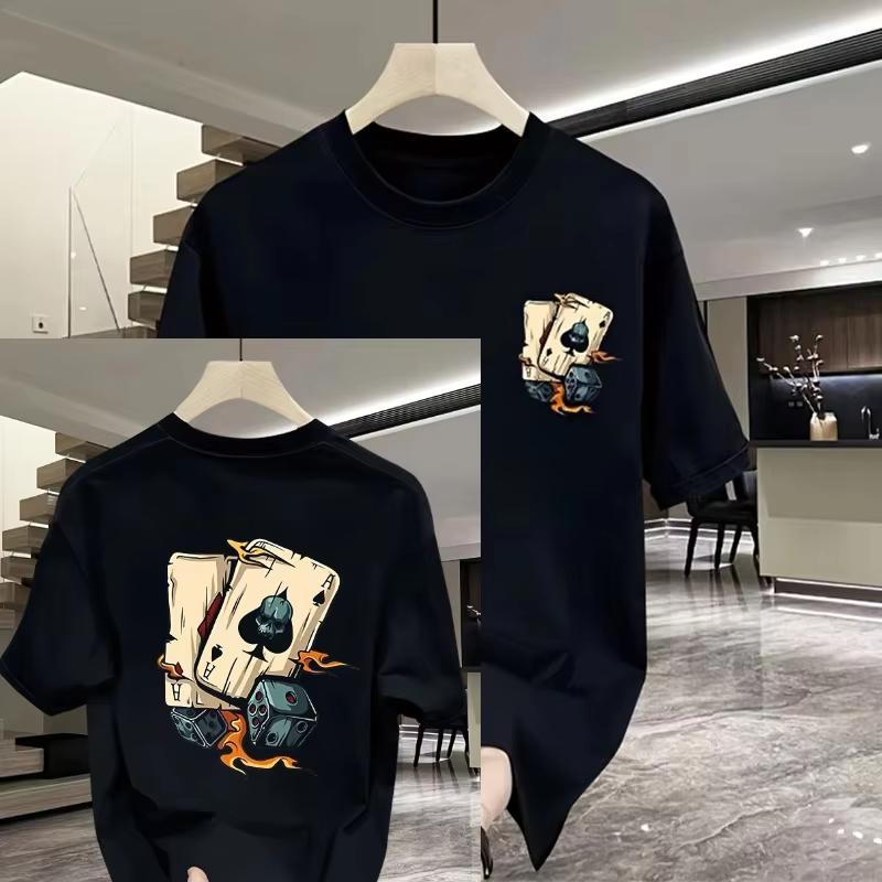 Women's Summer T-Shirt High Quality Cotton Men's Short Sleeve Graphic Printed Short Sleeve Men's T-Shirt Top