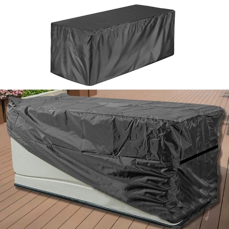 Waterproofed Garden Storage Box Cover Outdoor Deck Box Protecting Cover for Outdoor Storage Deck Box