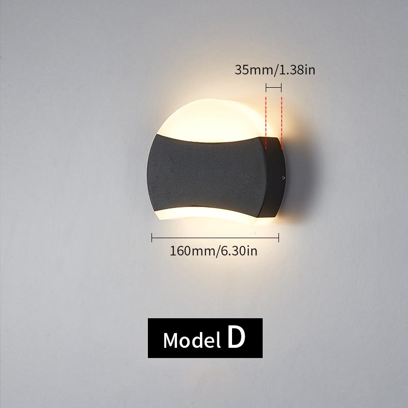 Wall Lamp Light LED 85-265V 6W 12W Cold White Warm White Suitable For Indoor Outdoor Garden Convenient Decoration Easy Install