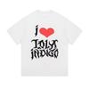 2026 I Love Lola Indigo Tour Printed Tshirt Summer Casual Tshirt Fashion Womens Unisex Short Sleeve Round Neck Tshirt Tops