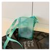 Exquisite mini bag, high-end mobile phone bag, casual and versatile fashion transparent matte women's shoulder bag