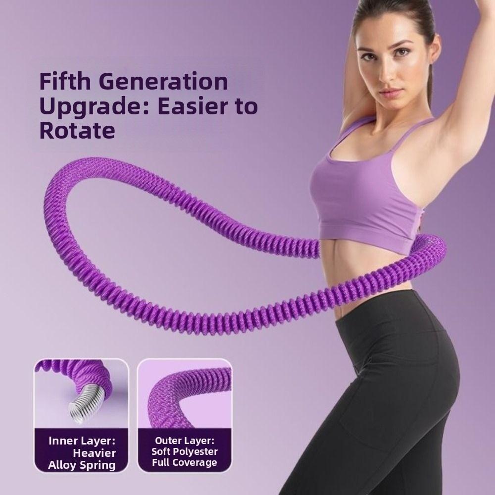 

Зменшення жиру на животі Весняний обруч Регульований обруч для тонізації талії Весняна трубка Коло для йоги Жіночий фітнес