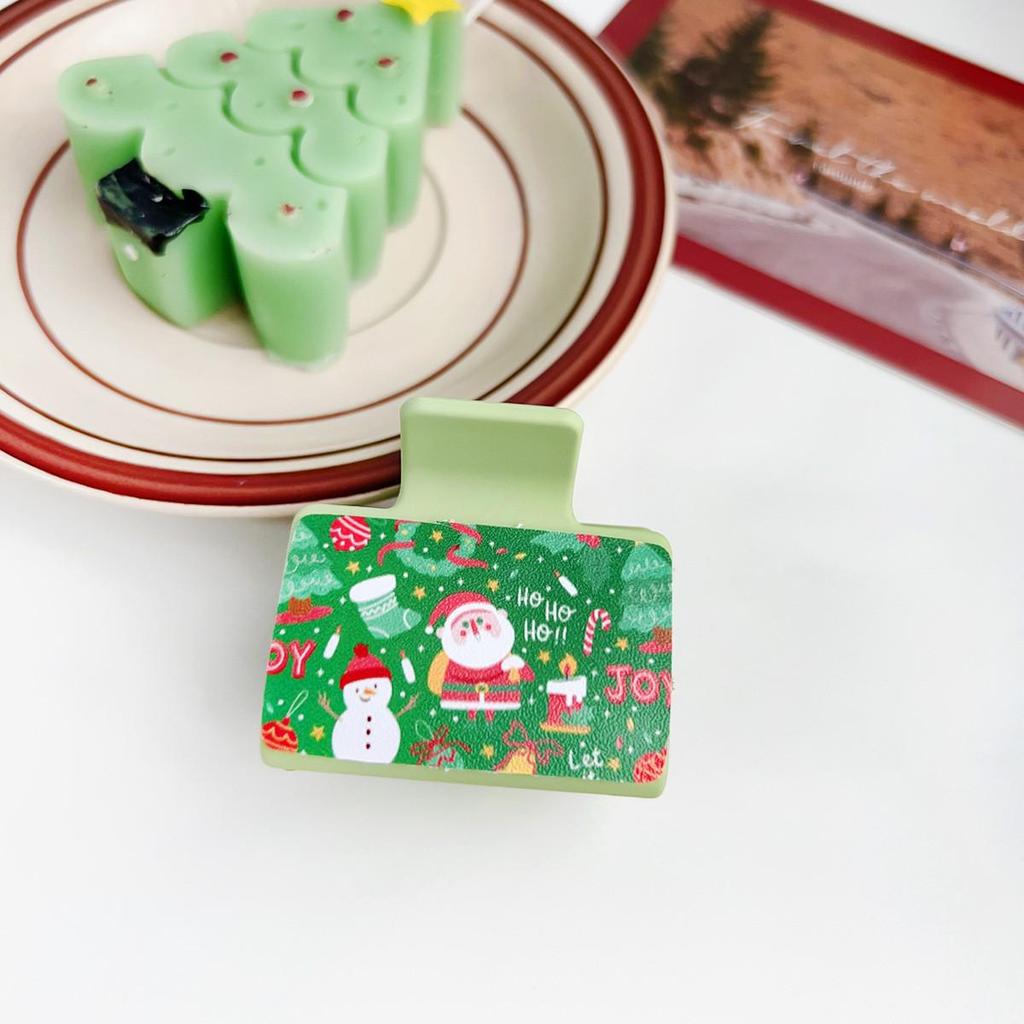 Santa Claus Christmas Festival Shark Claw Clip Hair Accessory