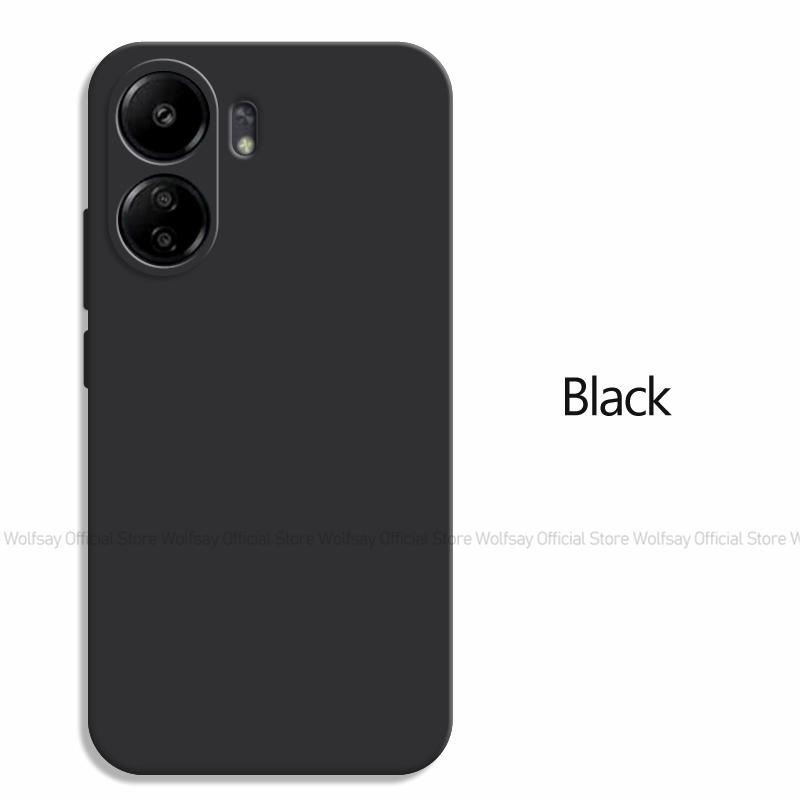 For Xiaomi Redmi 13C Case Xiaomi Redmi 15C 14C 13C 12C 10C Cover Cases Shockproof Liquid Silicone Phone Cover Xiaomi Redmi 13C