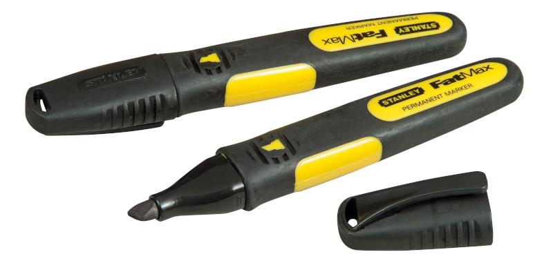 Marker Czarny Mazak Płaska Końcówka Wodoodporny Stanley Fatmax  0-47-314