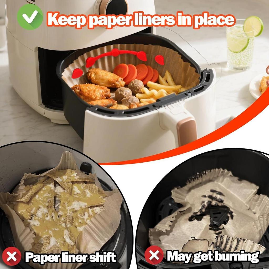 Air Fryer Magnet Silicone Buckle 12 Pieces Magnetic Silicone Buckle Safely Lock For Lunch Prep Family Dinner College Dorm Quick