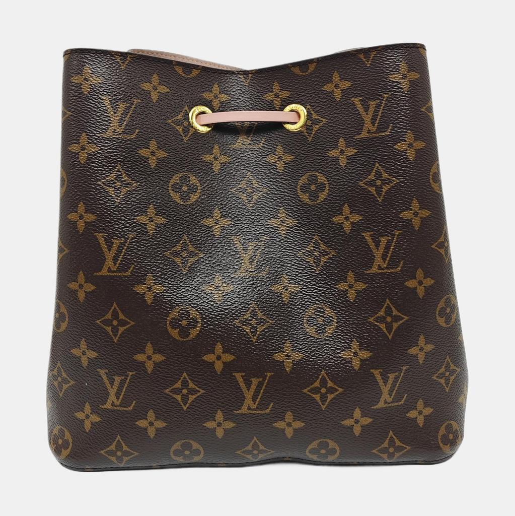 [Pre-Owned] Noe Monogram Coated Canvas And Leather Bucket Bag - Good #J52QBU