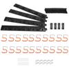 64in Garage Storage System WallMounted Garage Organizer Garden Tool Organizer Hanger for Home
