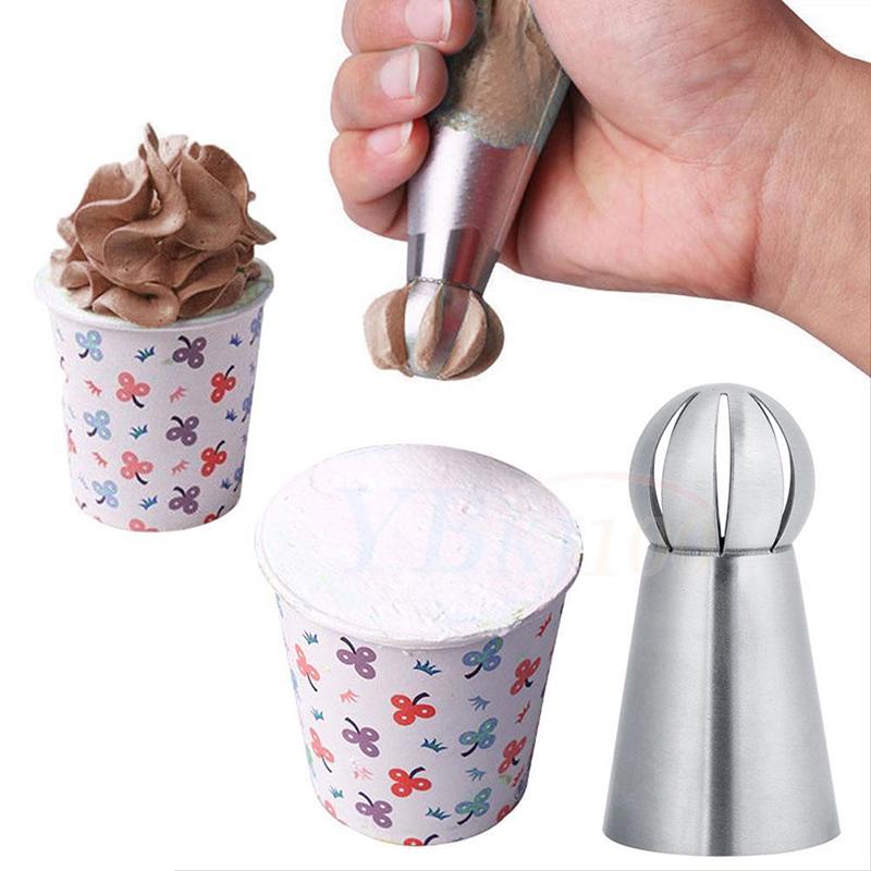 3Pcs Flower Icing Piping Nozzles Tips Pastry Cake Diy Baking Tool
