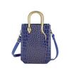 Bags Bags Women's Bags 2025 New European and American Fashion Stone Pattern Personalized Retro Glossy Portable Messenger Tote Bag
