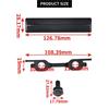 For Toyota FJ Cruiser Roof Rack Removal Delete Kit Roof Rain Gutter Cover  Trim Cover Rack Trim Connector Cover