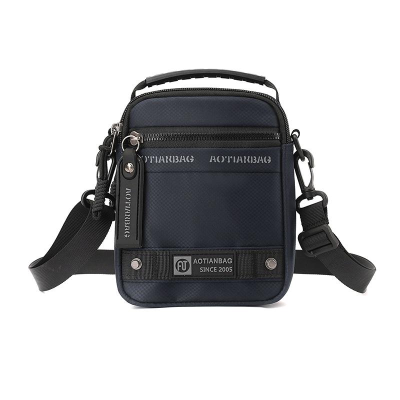 Men's Shoulder Bag Solid Color Handbag