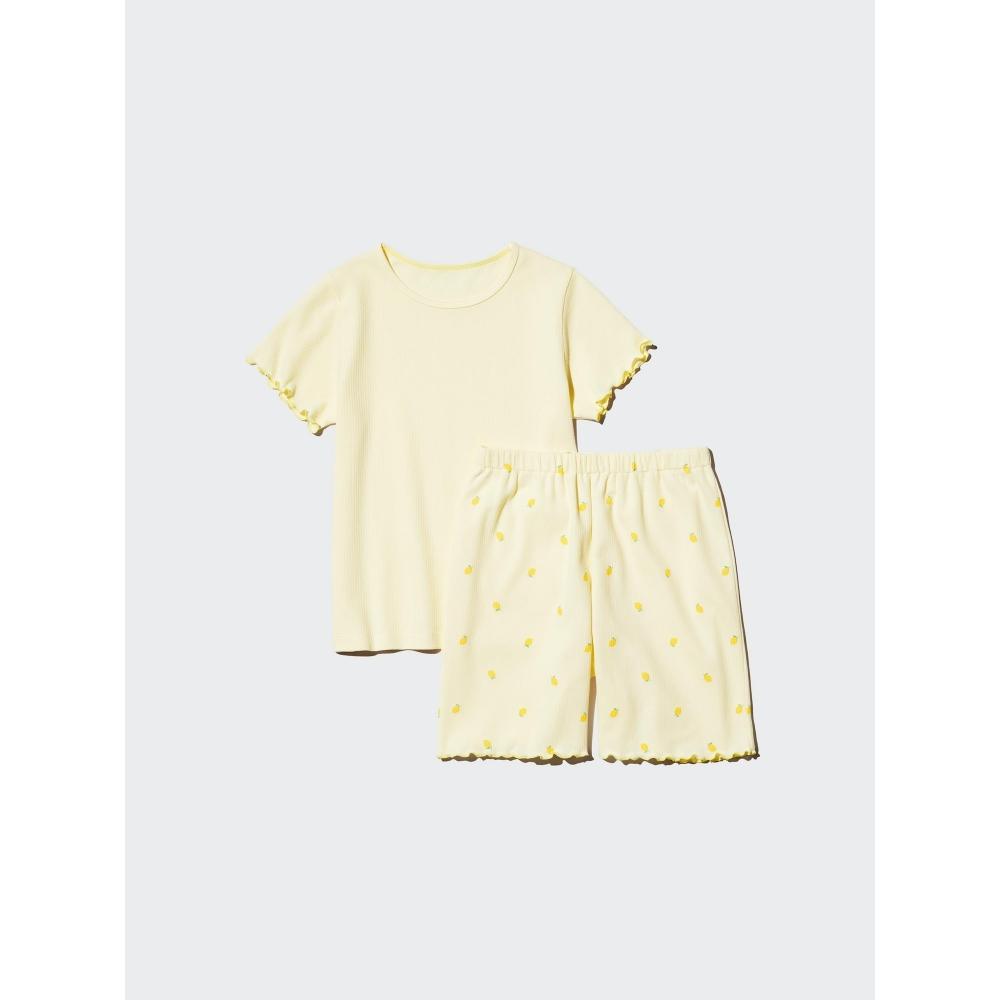 Uniqlo Japan Girls Air Rhythm Cotton Set