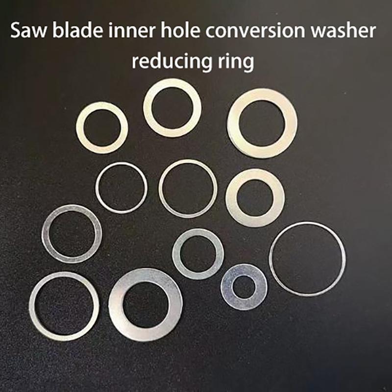 Circular Saw Blade Reducing Conversion Rings 10Pcs 10-32mm Easy Install Adapters for Angle Grinder Cutting Disc Carpenter Woodworking Tools